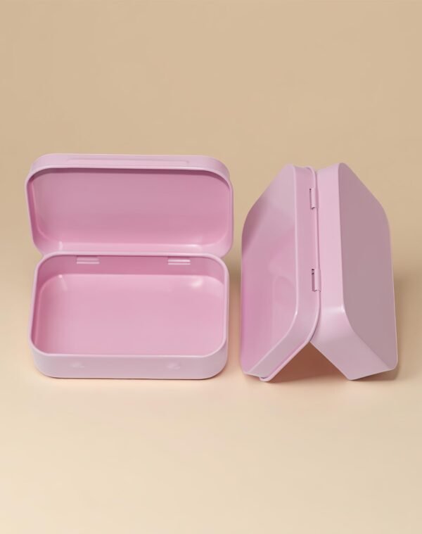 CHSZCHOMER Pink Small Metal Tins with Lids –20 PCS Pink Versatile Tin Containers for Storage and Organization – Perfect Small Tin Box and Zyn Holder Nail Box DIY Gift Packaging Golden Iron  Mint Case