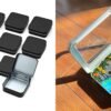 Sturdy Metal Tin Box Set Pack of 12 Silver - Compact Storage(Black, 2.76 x 2.76 x 0.8 in)+Mini Altoid Tin Box-12 Pcs With Clear Lids-Empty Mint Tins,Craft & Sewing Storage,Cookie Tins,Bead Organizer