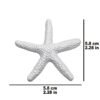 Seashells Small Starfish For Crafts, Natural Finger Pencil Starfish, Artificial Starfish Decoration, Wedding, Party And Fish Tank Home Decoration (25, White)