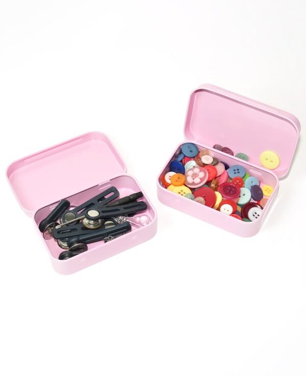 CHSZCHOMER Pink Small Metal Tins with Lids –20 PCS Pink Versatile Tin Containers for Storage and Organization – Perfect Small Tin Box and Zyn Holder Nail Box DIY Gift Packaging Golden Iron  Mint Case