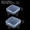 Bead Organizers and Storage-28 Pcs Small Plastic Boxes,Mini Clear Plastic Storage Boxes with Lids,for Jewelry Making Organizer,Containers Hair Accessories, Earrings,Crafts,Sewing Supplies Bead Storage