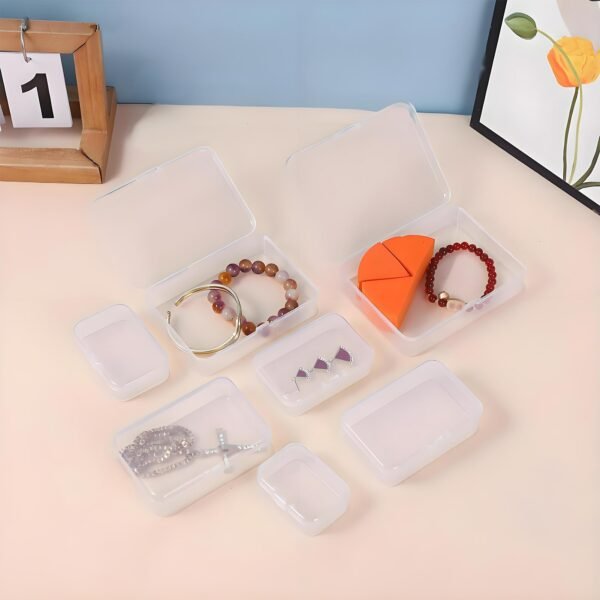 Bead Organizers and Storage-28 Pcs Small Plastic Boxes,Mini Clear Plastic Storage Boxes with Lids,for Jewelry Making Organizer,Containers Hair Accessories, Earrings,Crafts,Sewing Supplies Bead Storage