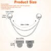 6 Pcs Set Of Magnetic Clothing Clips Clothing Magnets - Sewing Clips, Safety Pins, Fabric Magnets, Pins, Curtain Magnetic Buckles, Leg Fixing Buckles, Anti-Exposure Buckles, Skirt Decorative Buckles