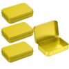 Tin box black square+gold rectangle