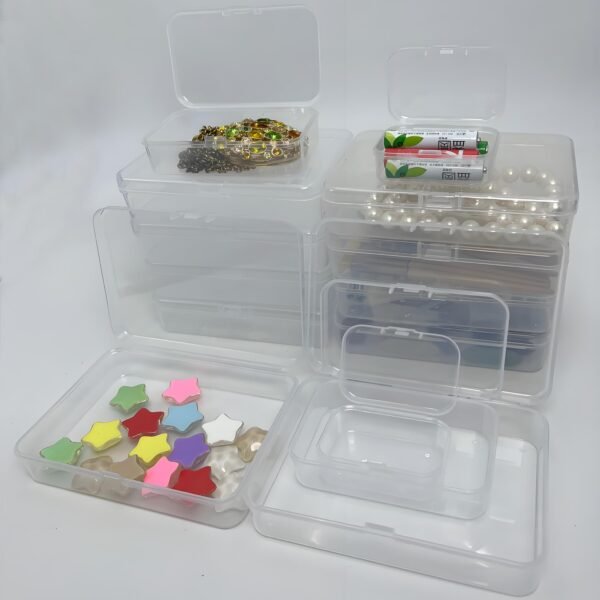 This multifunctional plastic storage box set includes 19 and 28 boxes of different sizes, designed to provide you with a flexible storage solution. Whether it's organizing small items, beads, handmade