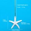 Mini Resin Starfish-Realistic Ocean-Themed Decor for DIY Crafts,Beach Wedding Decorations,Home Wall Accents,and Coastal-Themed Arrangements.mini Starfish for Crafts (44, White)