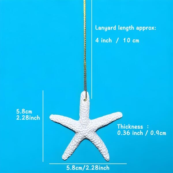 Mini Resin Starfish-Realistic Ocean-Themed Decor for DIY Crafts,Beach Wedding Decorations,Home Wall Accents,and Coastal-Themed Arrangements.mini Starfish for Crafts (44, White)