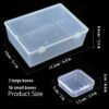 Multifunctional Plastic Storage Box Set -28 Pack&38 Pack | Transparent Visible | Durable Stacking | Perfect Home Organizing Solution