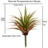 CHSZCHOMER Artificial Succulents Plants- Faux Succulents Unpotted Yucca Real Touch Lifelike Agave Plant Fake Succulent Greenhouse Small Plants Home Plastic Tequila,Soil Free Plant,No Lighting Function