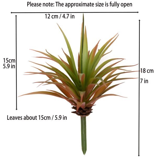 CHSZCHOMER Artificial Succulents Plants- Faux Succulents Unpotted Yucca Real Touch Lifelike Agave Plant Fake Succulent Greenhouse Small Plants Home Plastic Tequila,Soil Free Plant,No Lighting Function