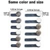 12 Pcs Quality Button Extenders for Jeans - Easy to Use Pants Waist Adjuster waist button extender- Adds 1 to 1.8 Inch Extra Space for Comfort ,Comes with Box
