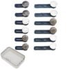 12 Pcs Quality Button Extenders for Jeans - Easy to Use Pants Waist Adjuster waist button extender- Adds 1 to 1.8 Inch Extra Space for Comfort ,Comes with Box