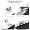 6 Pcs Set Of Magnetic Clothing Clips Clothing Magnets - Sewing Clips, Safety Pins, Fabric Magnets, Pins, Curtain Magnetic Buckles, Leg Fixing Buckles, Anti-Exposure Buckles, Skirt Decorative Buckles