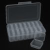 CHSZCHOMER Clear Plastic Organizer Box 18 Pack-Multi Sized Containers with Lids for Beads,Crafts,Small Items,Stackable,Clear Storage Solution Home and Office Organization,Craft Supply,Bead Storage