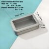 Tin Boxes In Various Sizes, Silver, Gold, And Black Gift Packaging Box