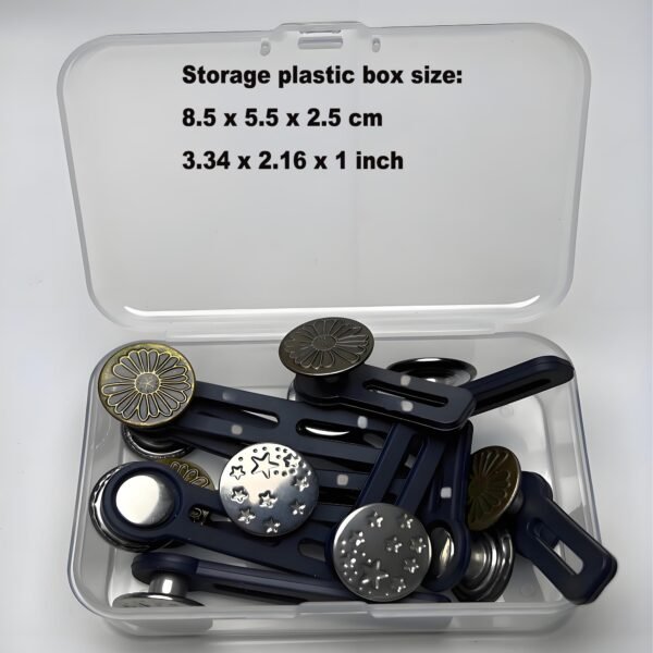 12 Pcs Quality Button Extenders for Jeans - Easy to Use Pants Waist Adjuster waist button extender- Adds 1 to 1.8 Inch Extra Space for Comfort ,Comes with Box