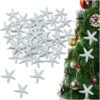 Mini Resin Starfish-Realistic Ocean-Themed Decor for DIY Crafts,Beach Wedding Decorations,Home Wall Accents,and Coastal-Themed Arrangements.mini Starfish for Crafts (44, White)