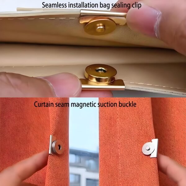 6 Pcs Set Of Magnetic Clothing Clips Clothing Magnets - Sewing Clips, Safety Pins, Fabric Magnets, Pins, Curtain Magnetic Buckles, Leg Fixing Buckles, Anti-Exposure Buckles, Skirt Decorative Buckles