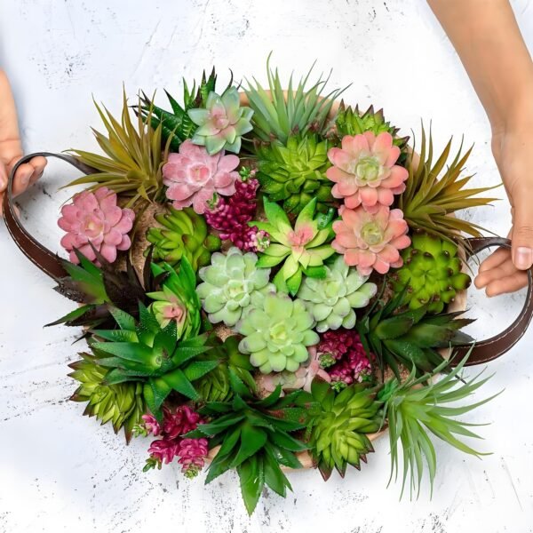 CHSZCHOMER Artificial Succulents Plants- Faux Succulents Unpotted Yucca Real Touch Lifelike Agave Plant Fake Succulent Greenhouse Small Plants Home Plastic Tequila,Soil Free Plant,No Lighting Function