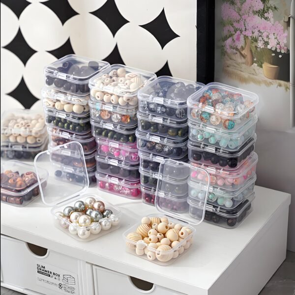 Multifunctional Plastic Storage Box Set -28 Pack&38 Pack | Transparent Visible | Durable Stacking | Perfect Home Organizing Solution