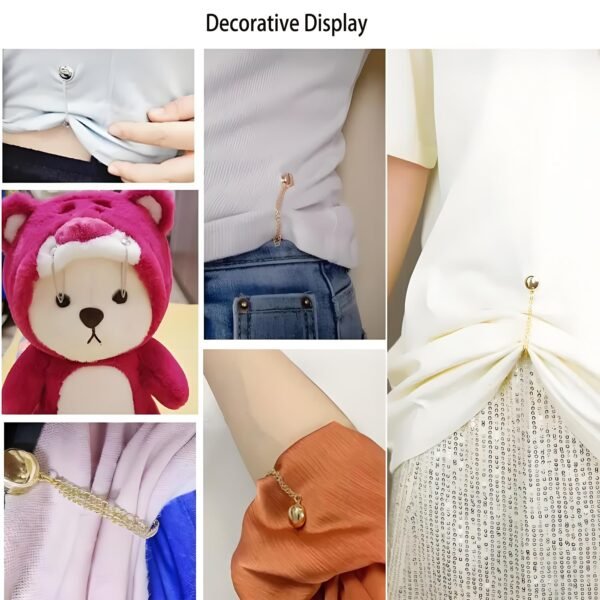 6 Pcs Set Of Magnetic Clothing Clips Clothing Magnets - Sewing Clips, Safety Pins, Fabric Magnets, Pins, Curtain Magnetic Buckles, Leg Fixing Buckles, Anti-Exposure Buckles, Skirt Decorative Buckles