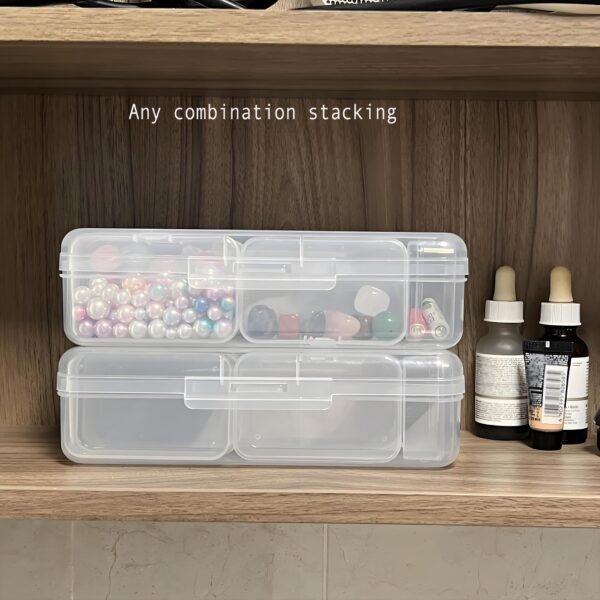 Multifunctional Plastic Storage Box Set -28 Pack&38 Pack | Transparent Visible | Durable Stacking | Perfect Home Organizing Solution