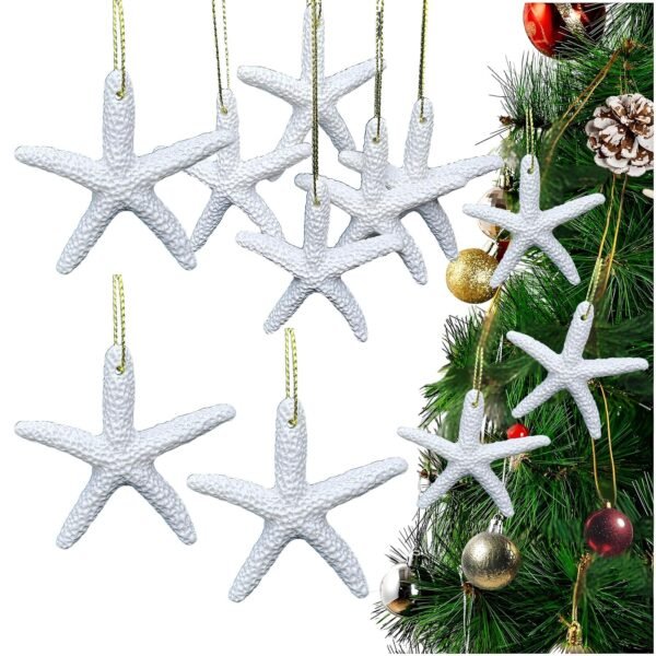 Resin starfish, starfish pendant, jewelry making Resin starfish crafts ocean enthusiasts -DIY vase filling materials, flower garlands, birthday parties, wedding decorations, fish tanks, beach murals