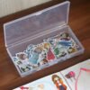 8 Pcs Plastic, Mini Clear Bead Storage Boxes with Hinged Lid and Rectangular Clear Craft Storage Boxes, Jewelry  and Organizer,Nail Tool Box,Circuit board storage(8, 5.3" x 3.1" x 1.2")