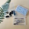 8 Pcs Plastic, Mini Clear Bead Storage Boxes with Hinged Lid and Rectangular Clear Craft Storage Boxes, Jewelry  and Organizer,Nail Tool Box,Circuit board storage(8, 5.3" x 3.1" x 1.2")