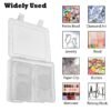 CHSZCHOMER 9 Pack Clear Plastic Storage Boxes with Snap-Lock Lids, Assorted Sizes Mini Organizer Containers with Bonus Marking Labels for DIY Crafts, Beads,Charms,Stickers, SMT Components,Hardware