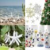 Resin starfish, starfish pendant, jewelry making Resin starfish crafts ocean enthusiasts -DIY vase filling materials, flower garlands, birthday parties, wedding decorations, fish tanks, beach murals