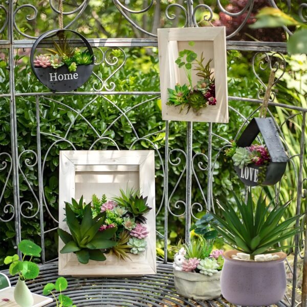 CHSZCHOMER Artificial Succulents Plants- Faux Succulents Unpotted Yucca Real Touch Lifelike Agave Plant Fake Succulent Greenhouse Small Plants Home Plastic Tequila,Soil Free Plant,No Lighting Function