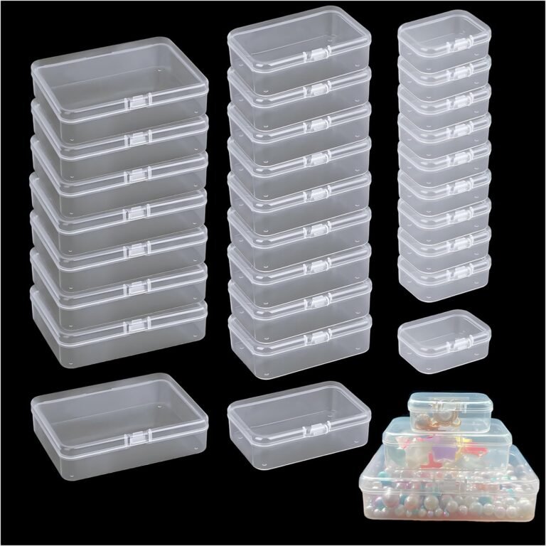 Clear Plastic Boxes for Beads, Jewelry Findings, Hardware, and Small Parts