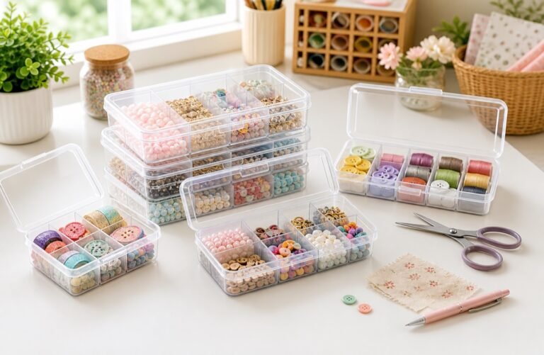 How to Choose Plastic Storage Boxes for Beads, Crafts, and Small Hardware